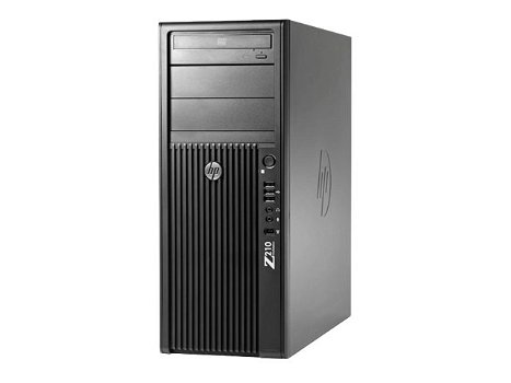 HP Z210 Workstation CMT QC Intel Xeon E-1225 3,10 GHz, 16GB DDR3, 180GB SSD, 500GB HDD SATA, DVD, - 1