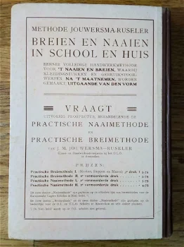 De practische naai- en breimethode voor school en 't huisgezin Jouwersma-Ruseler - 3
