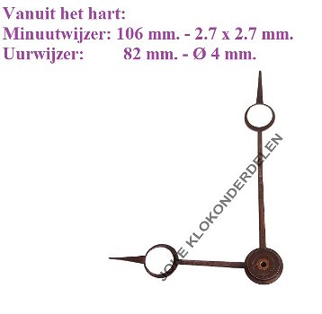 = Wijzers = Oeil-de-Boeuf / schoolklok =45242 - 0