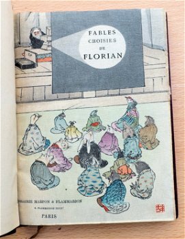 [Reliure] Fables Choisies de Florian [1895] Japanse illustr. - 1