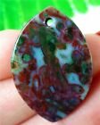 31x21x3mm Brown Crazy Lace Ocean Agate Marquise kettinghanger - nr. 1