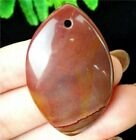 40x25x7mm Unique Natural Brown Polychrome Jasper Marquise kettinghanger - nr. 1