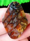 37x25x3mm Colorful Gem Agate Rhombus kettinghanger - nr. 1