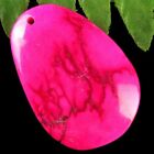 roze jasper kettinghanger met zilverkleurig klemmetje - nr. 1