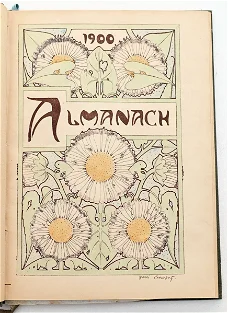 [Henri Caruchet] Almanach 1900 - 1 van 30 ex sur Japon