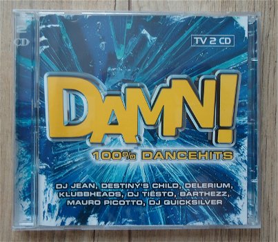 De originele dubbel-CD DAMN! 100% Dancehits van Digidance. - 0