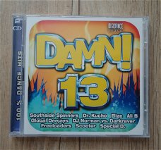 De originele dubbel-CD DAMN! 13 100% Dancehits van Digidance