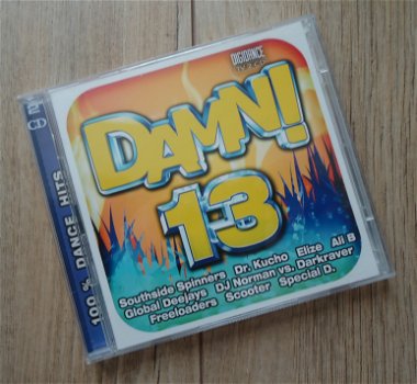 De originele dubbel-CD DAMN! 13 100% Dancehits van Digidance - 4
