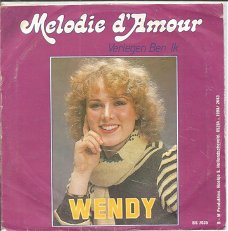 Wendy  ‎– Melodie D'amour 