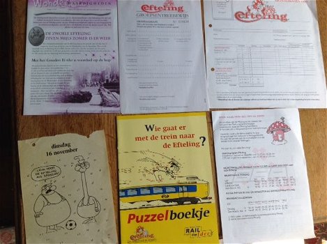 EFTELING - diverse folders, informatie enz - 4