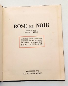 [Paul Iribe] Rose et Noir 1930 Wijnhandel Nicolas - 2