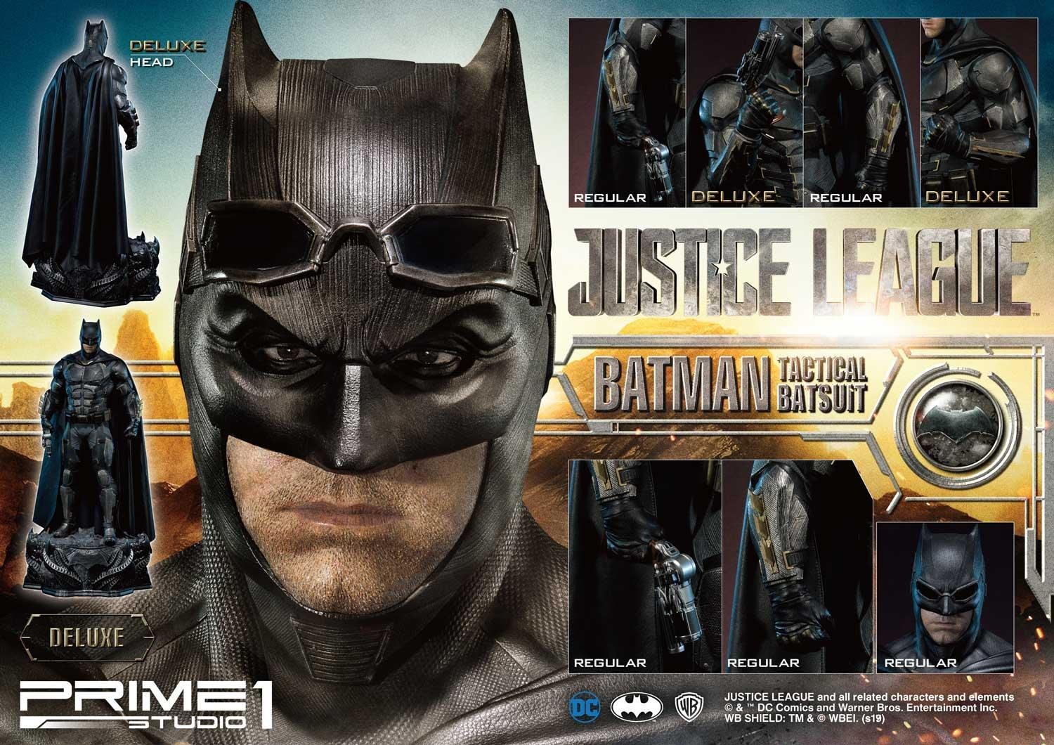 Prime 1 Studio Justice League Batman Tactical Batsuit Deluxe - Afbeelding 3