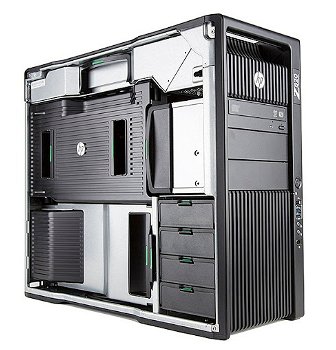 HP Z820 2x Xeon 8C E5-2687v2 3.40Ghz, 64GB, 512GB SSD 4TB HDD, K4200,Win 10 Pro - 3