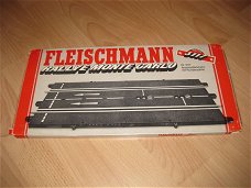fleischmann racebaan baanstuk startstuk in ovp grijs 3117