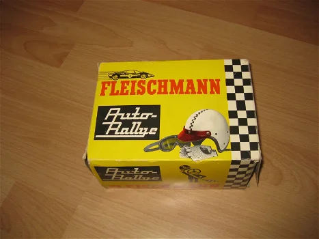 Fleischmann racebaan baanstuk kwart recht in ovp geel 3104 - 0