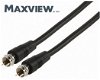 Maxview flylead coaxkabel Single 3 m. Zwart - 0 - Thumbnail