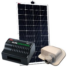 NDS SOLARFLEX EVO 150W Flexibel Zonnepaneel SET+SC300M op=op