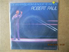 a0347 robert paul - de waarheid kom je nooit te weten