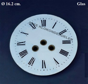 = Wijzerplaat = Oeil-de-Boeuf= Glas =45286 - 0