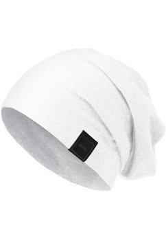 9222 Beanie muts MDis met logo white - 0