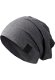 9226 Beanie muts MDis met logo heather charcoal - 0 - Thumbnail