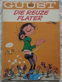 Strip Boek, GUUST, DIE REUZE FLATER, Nr.10, Dupuis, 1977.(Nr.1) - 0