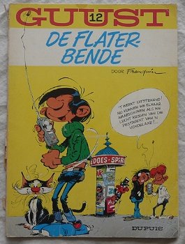 Strip Boek, GUUST, DE FLATERBENDE, Nr.12, Dupuis, 1976.(Nr.1) - 0