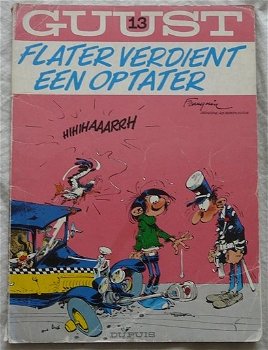 Strip Boek, GUUST, FLATER VERDIENT EEN OPTATER, Nr.13, Dupuis, 1979.(Nr.1) - 0