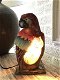 Een metalen lamp in de vorm van een papegaai,paegaai - 3 - Thumbnail