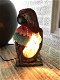 Een metalen lamp in de vorm van een papegaai,paegaai - 5 - Thumbnail