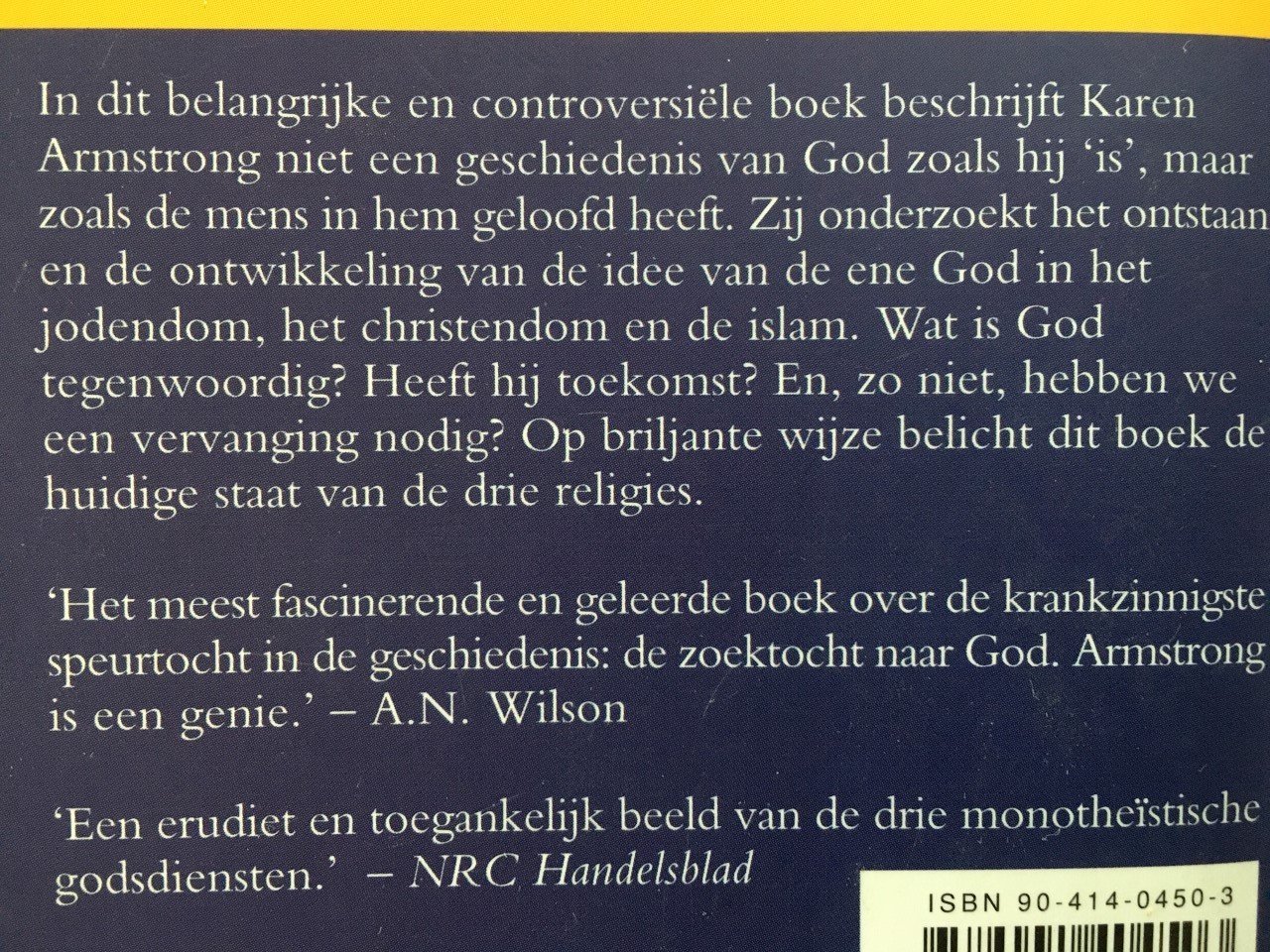 Een geschiedenis van God - Karen Armstrong - Afbeelding 3