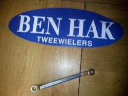 Wrench, 8x9 Mm Honda 4-tact gereedschap ORIGINEEL 07708-0030100