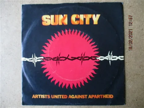 a0613 artists united against apartheid - sun city - 0