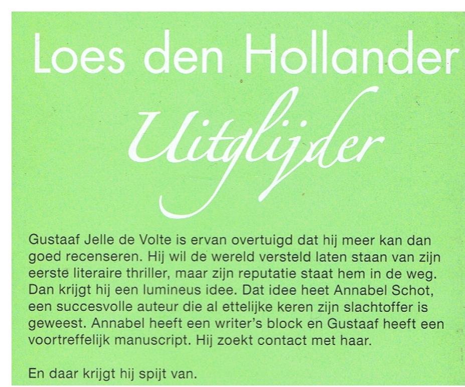 Loes den Hollander = Uitglijder - Afbeelding 2