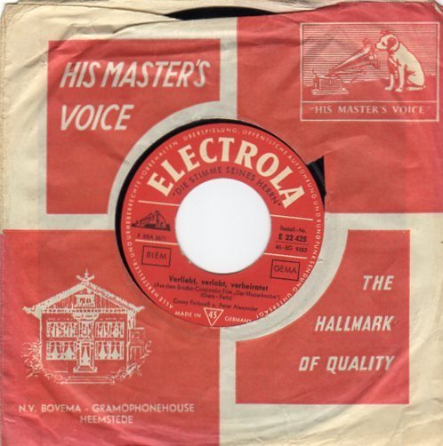 Conny Froboess - Peter Alexander – Verliebt, Verlobt, Verheiratet (1963) - nr. 1