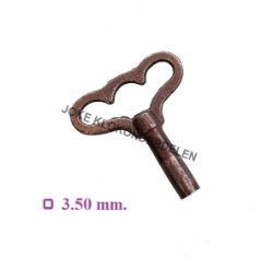 = Klok sleutel = tafelklok =45334
