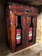 koloniaal houten kist voor 2 flessen wijn ,bamboe afwerking - 0 - Thumbnail