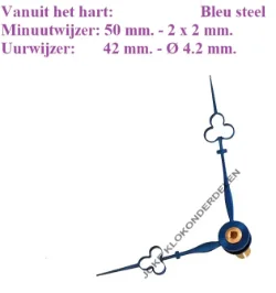 = Franse pendule wijzers = kwaliteit =45347