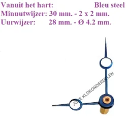 = Brequet wijzers Franse pendule = kwaliteit =45345