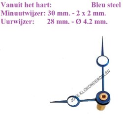 = Brequet wijzers Franse pendule = kwaliteit =45344