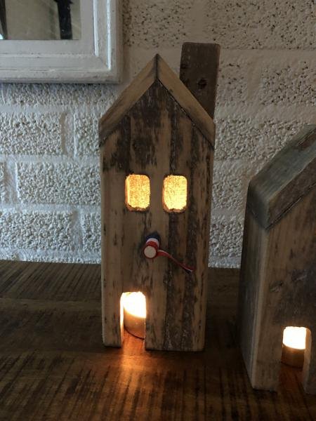 Decoratieve huisjes , met de hand vervaardigd ,vogelhuis - Afbeelding 5