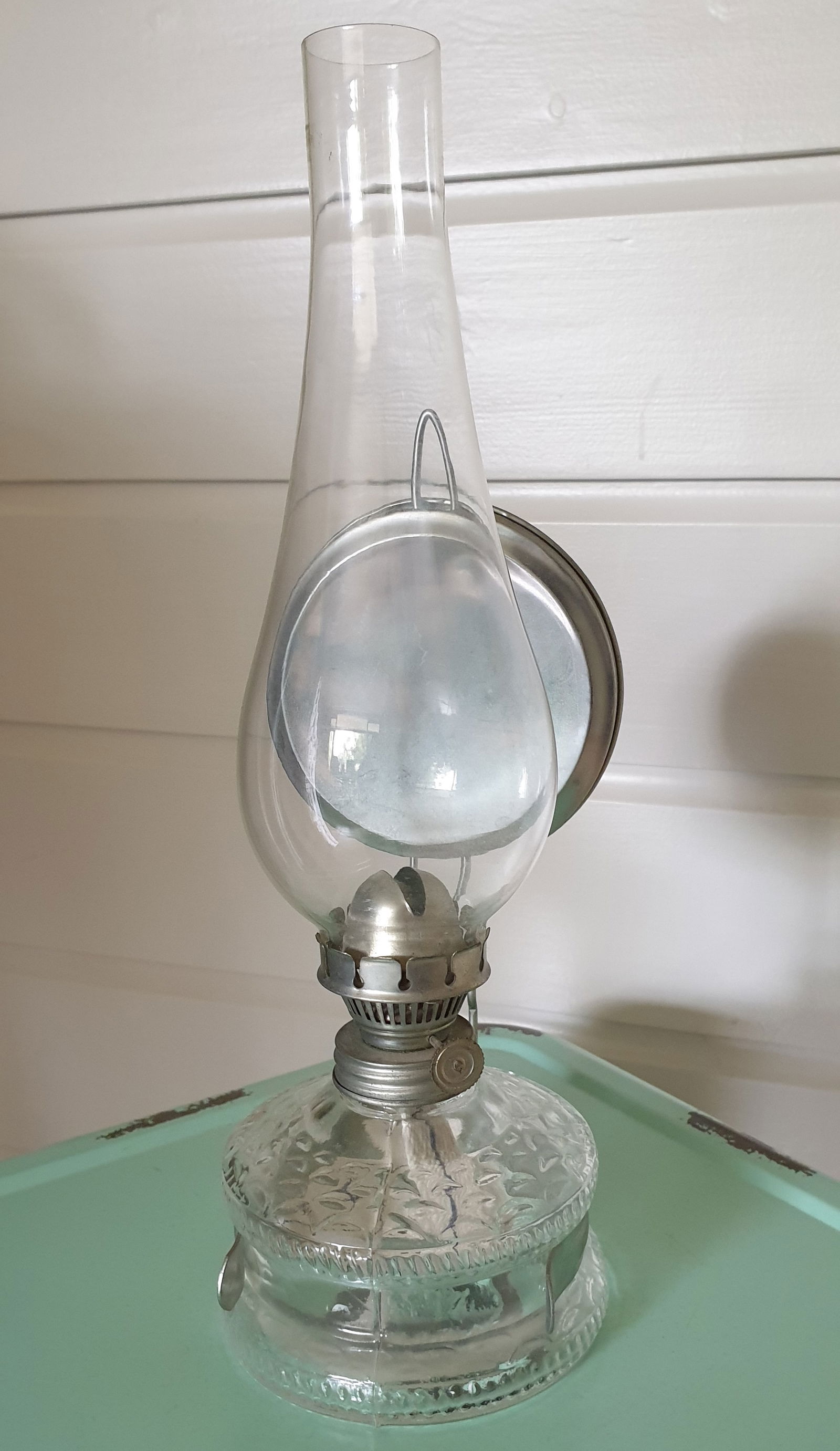 Olielampje transparant glas - nr. 1