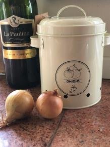 Mooi decoratief opbergblik voor onions -blik - Afbeelding 3