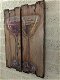 Set van 2 houten wandborden met 1 x glas witte wijn en 1 - 0 - Thumbnail