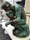 Sculptuur -verkoperd beeld, de denker,geweldig mooi beeld - 4 - Thumbnail