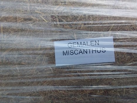 Miscanthus gemalen stro - 1