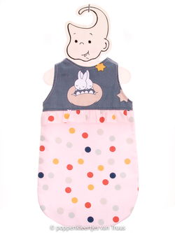 Baby Born 43 cm Slaapzak Nijntje/slaap/roze/stippen