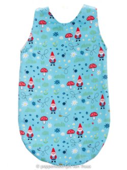 Baby Born 43 cm Slaapzak blauw/groen/kabouters
