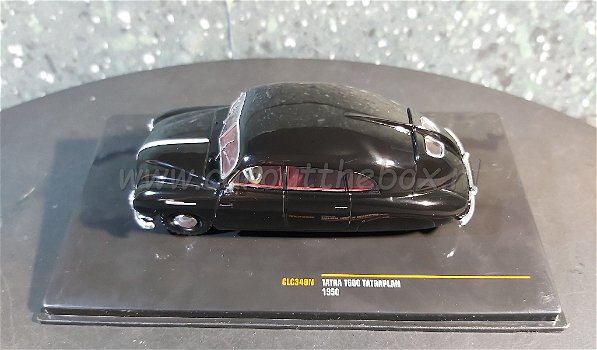 Tatra T600 tatraplan zwart 1:43 Ixo V518 - 2