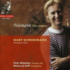 Bart Schneemann  -  Telemann: Trio Sonatas  (CD)  Nieuw